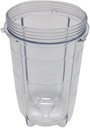 JOYSTAR 1 pcs 16oz Replacement Tall Jar Cup Fits Original Magic Bullet Blender Juicer,cups Compatiable with Model MB1001/MB 1001B/MBR-1701 /MBR-1702 /MBR-1101 /MB-BX1770-02/MBR-0301 (1, 16oz Tall cup)