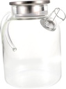 Large Capacity Cold Kettle Glass Iced Tea Container Kitchen Tea Kettle