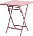 Folding Patio Table - Round/Square Multipurpose Coffee Table for Indoor and Outdoor Use - Ideal for Yard, Garden, Bistro