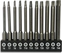 aiyun 11-Piece Shark Vacuum Screwdriver Security Bit Set, S2 Steel Magnetic Security Screwdriver Set 3 Inch Star Driver Bit Set Screwdriver for Shark Vacuum T6-T40 (75mm Length)