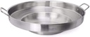 Large Mexican Style Wok Comal Cazo Griddle Fryer Chicharron Deep Fry Pan Stainless Steel For Carnitas Panza Abajo 21" Paella