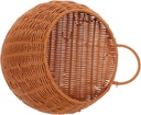 Hanging Flower Basket for Kitchen Storage Hand Woven Boho Wall Organizer for Garlic Onions and Vegetables Flexible Space-Saving Design for Home Decor and Easy Access