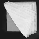 6 Pack Silicone Dehydrator Sheets - Rectangular, White, Food Safe - Non Stick, Reusable for Fruit Dryer & Freeze Dryer