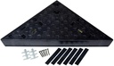 GOOF PROOF SHOWER KITS & FLOOR KITS (GPSS-3024 TRIANGLE SHOWER SEAT)