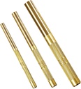 61360 Brass Drift Punch Set, 3/4-Inch 1/2-Inch 3/8-Inch 3/4'' 1/2'' 3/8'' Hand Tool Punches Tools for Home use