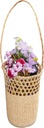 GYASVWU Straw Woven Hanging Basket, Rustic Flower Girl Baskets, Front Door Basket for Flowers,Wicker Flower Baskets for Home Decor, Wedding, Garden, Farmhouse, Gift (Original)