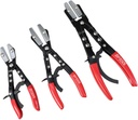 DPTOOL 3pcs Hose Pinch Off Pliers Set, 8inch 10inch 12inch Hose Pinch Pliers Set, Hose Clamping Pinch Off Locking Plier for Automotive Hose Lines, Radiator Lines, Fuel Lines, Heater and Coolant Line