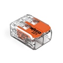 WAGO 221-412 Lever-Nuts - 2-Dirigentas Compact Splitting Connections (Pakuotėje 10)