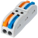 XELYTON Wire Clip Connector, Universal Connection Terminals, Circuit Inline Splices Electric Connectors, Quick Connect & Freely Assemble Electric Splising Kit for Compact (2 In 2 Out, 30)