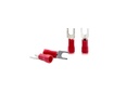 GLOBOMOVE izoliuotas šakutės gaubtas Terminalai spade Quick Splice Crimp vielos jungtys Kabelio įėjimas 1,5 kv.mm; šakutės dydis 3,5 mm (pakuotė 100)