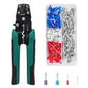HASTHIP 200 vnt. Wire Crimper Kit, 4 Dydžiai, 22-10 AWG Crimp Jungtys