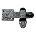 Adonai Hardware 5 "Elath Black Antikinė Geležis vartai Flip Latch