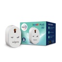 Wipro 16A Wi- Fi Smart Plug with Energy Monitoring- Tinka dideliems prietaisams, tokiems kaip Geyser, Mikrobangų krosnys, Oro kondicionieriai (veikia su Alexa ir asistentas) - Balta