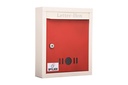 Metal Mail Box Letter Box namų ir vartai Office Wall Mount Box Red & ivery Dydis (11 * 9 * 3 coliai)