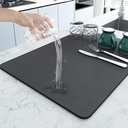 PANCA Indų džiovyklos Virtuvė Mat ® 124; Didelis vandens absorbentas Utensil Džiovinimo Rack Mat ® 124; Anti- Slip Virtuvė Priedai Home ® 124; Organizatorius Mat už deginimas, Valgomasis stalas & Laivas Draining (40x 60 cm)