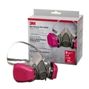 3M P100 / OV Odor / Dalelės Daugiafunkcinis daugkartinio naudojimo respiratorius 65021, NIOSH- PATVIRTINTAS Ekologinis Vapor Užtaisas, vidutinio dydžio