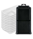 Bates- Dažų dėklas Liner, 4 Inches, Dažų dėklas su 10x Dažų Pan Liners