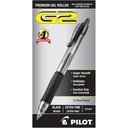PILOT G2 Extra Fine Point Black Gel Ink tušinukai, Dozen Box, 31002