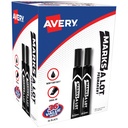Avery Marks A Lot Nuolatiniai Žymekliai, Chisel Tip, 36 Juodi Žymekliai