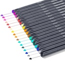 iBayam žurnalas Spalvotos tušinukai 18 Pack Fine Point Pen 0.38mm mokyklos biurui
