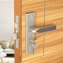 LAPO Stiprus durų užraktas, skirtas kasdieniniam naudojimui: 124; 45x45mm Lock Body, 124; 60mm Cylinder, 124; Tinka 30- 50mm durelių storis, 124; Sukurta Left- Dešinysis durų atidarymas: 124; 3 Brass raktai, 124; Matt Baigti 124; 3 Metų garantija, 124; CY- 303