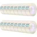 Hestya 16 Rolls Permatoma juosta Refills Clear Tape, 3 / 4 x 1200 Inch