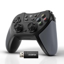 EvoFox One S V2 Universal 3-Mode Belaidis žaidimų valdiklis, 1000Hz HallSense ™ Precision Joysticks, BT, 2.4GHz & Wired, Macros, Fast Type- C Charking, PC, Mobile, Android TV, PS4 & Console Žaidimų