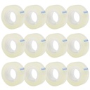 OWLKELA 12 Rolls Skaidrus juosta Refills, Skaidrus, 0.7 "x 1000"