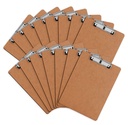 Korpusas, HERKKA 15 Pack Hardboard Office Clipboards Standard A4 Raidė Dydis Clipboard su mažo profilio klipas, Dydis 12,5 x 9 Rašalas