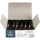 Verslo Šaltinis Fold- Back Binder Clips, Juoda, didelis (paketas 12)