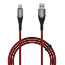 boat tipas nuo A iki C 65W Greito įkrovimo kabelis su 480 Mbps duomenų perdavimo, Tangle- Free kabelis Premium Nilono firminis dizainas ir patvarus aliuminio lydinio apvalkalas (Martian Red)