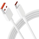 Sounce 67W greitas įkrovimas USB- C kabelis Xiaomi, Redmi (1m) Balta