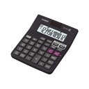 Casio MJ- 12D 150 žingsniai patikrinti ir teisingas darbastalio finansinis skaičiuoklė, Juoda