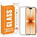 OpenTech ® Military-Grade Apsauginis stiklo ekranas Suderinamas iPhone 17 su Edge to Edge Coverage - Case Friendly, Anti-nulio ir Bubble nemokamai montavimo rinkinys (6.3 Inches)