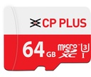 CP PLUS 64GB microSDXC Atminties kortelės klasė UHS-3 klasė 10, Iki 70 Mbps Skaitymas & 30 Mbps Rašymo greitis su aukštos kokybės duomenų perdavimo ir mažesnės energijos suvartojimas nešiojamiems įrenginiams
