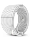 FEDUS Cat6 Ethernet kabelis, 10M Greitis 550MHZ / 10 Gigabit Greitis UTP LAN kabelis, Tinklo kabelis RJ45 kabelis LAN viela, Patch Computer Cord Gigabit Category 6 Wires for Modem, WHITE
