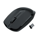 ZEBRONICS Wireless Mouse, 2.4GHz, 3200 DPI, 3 mygtukai, Patogus & Ergonomiškas, USB Nano Imtuvas, Power- Saving Mode, Veikia daugumoje Paviršiaus, skirtas Mac ® 124; Nešiojamas kompiuteris (Freego, Black)
