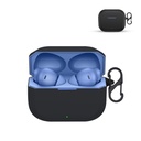 Prolet Silikone Earbuds Byla suderinama su OnePlus Nord Buds 3R - Šokių Dustless Cover, 360 ° Full Protection, Anti- Scratch Soft TPU, Carabiner Hook (Juoda)