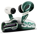 GOBOULT Mustang Torq Bevieliai Ausų Ausų Auskarai su 60H Playtime, App Support, Quad Mic ENC, 45ms Low Latency, 13mm Vairuotojas, Kvėpavimo LED, Pagaminta Indijoje Ausų Ladai Wireless (žalia)