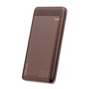 boat EnergyShoom PB300 Neo 10000mAh Power Bank su 22.5W Greitas Įkrovimas, 3X Išvesties prievadai, Palaiko Android, iPhone, Tablets, Erbuds (Mocha Brown)