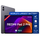 Redmi Pad 2 Pro, 12,1colių (30.73 CM), LCD ekranas - 2.5K Sharp & Clear, 8GB RAM, 128GB ROM, Wi- Fi, Quad Speakers, Dolby Atmos, Grafite Grey, AI Įjungtas