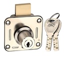 Chitra Cinko CBO- 01 Daugiafunkcinis Cupboard Lock su 2 Brass 14 Pin Ultra Keys (25 MM, Satin Silver)