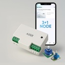 AZIOT 3 + 1 Fan Smart jungiklis - WiFi / Bluetooth Communication - Pagaminta Indijoje - Laiko funkcija - Darbas su Home ir Alexa... (3 + 1 Mazgas)