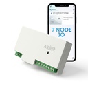 AZIOT 7 Mazgas IO 1 Way Smart Perjungiklis, 6 Normalūs Loads + 1 x 16A Sunki apkrova, WiFi + Bluetooth, Dual Power Input (Inverter & Fut), Timer Function, Voice Control with Alexa &, Pagaminta Indijoje