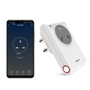Goldmedalis 16A Wi- Fi Smart Plug su energijos stebėsenos 124; Tinka didelių prietaisų, pavyzdžiui, Geysers, Mikrobangų krosnys & Oro kondicionieriai Ř124; Baltas valdymas su Alexa & asistentas 124; Balta