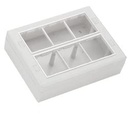 Moduliniai Gang Box Plastikiniai 12 modulis Sidabro linija Eco Friendly aukšto patvarumo Moduliniai Surface Gang Box modulis balta
