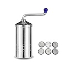 SR Nerūdijančio plieno virtuvė Spauda su 6 Jali Sev Sancha Mašina Bendrijoje 124; Murukku Mašina Bendrijoje 124; Bhujiya Maker ® 124; Nodles ® 124; Namkee ® 124; Chakali Maker ® 124; Gathiya Maker (SEV Sancha)