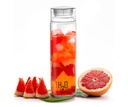 CELLO H2O Stiklinis Butelis biure & Dienos Naudoti 920 ml, Skaidrus & Styliškas, Sandarus & Fridge Saugus, Nepralaidus mouse Leadfree Apdairus stiklinis vandens butelis Virtuvėje & Kelionių
