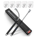 RERANT Gas Lighter for Virtuvy Naudojimas ® 124; C- Tipas Įperkamas Elektrinis Žiebtuvėlis Stūmoklis & Žvakė Žiebtuvėlis su USB įkrovimo prievadas ® 124; 1 metų garantija ® 124; 400 Naudojimas vienkartinio įkrovimo (Pack of 1) (5 Lipni kabliukai nemokamai)