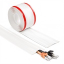 Serplex ® 9,8FT / 3M PVC Grindų kabelis viršelis Vielinis koncesininkas, Self- Lipnus